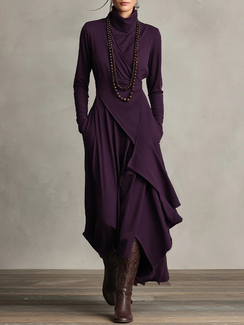Keirae | Women's Chic Long Maxi Dress with Long Sleeve