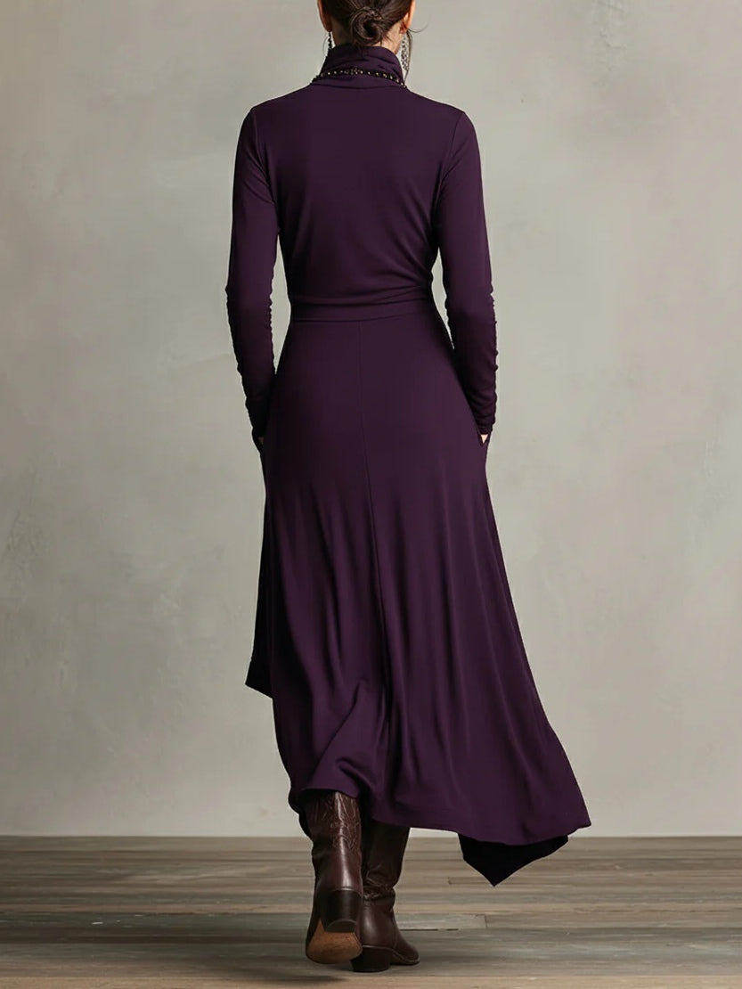 Keirae | Women's Chic Long Maxi Dress with Long Sleeve