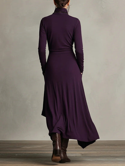 Keirae | Women's Chic Long Maxi Dress with Long Sleeve