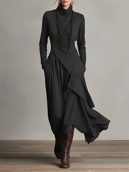 Keirae | Women's Chic Long Maxi Dress with Long Sleeve