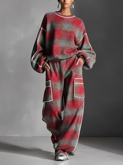 Louise | Women's Checkered Two-Piece Set