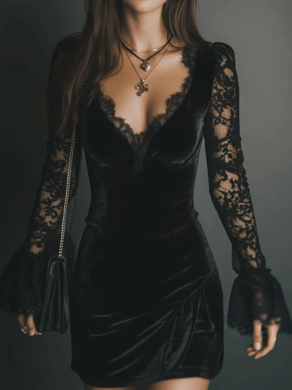 Orinthia | Women's Trimmed Mini Dress