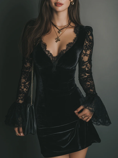 Orinthia | Women's Trimmed Mini Dress