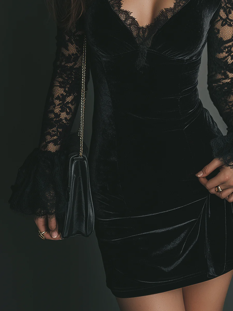 Orinthia | Women's Trimmed Mini Dress