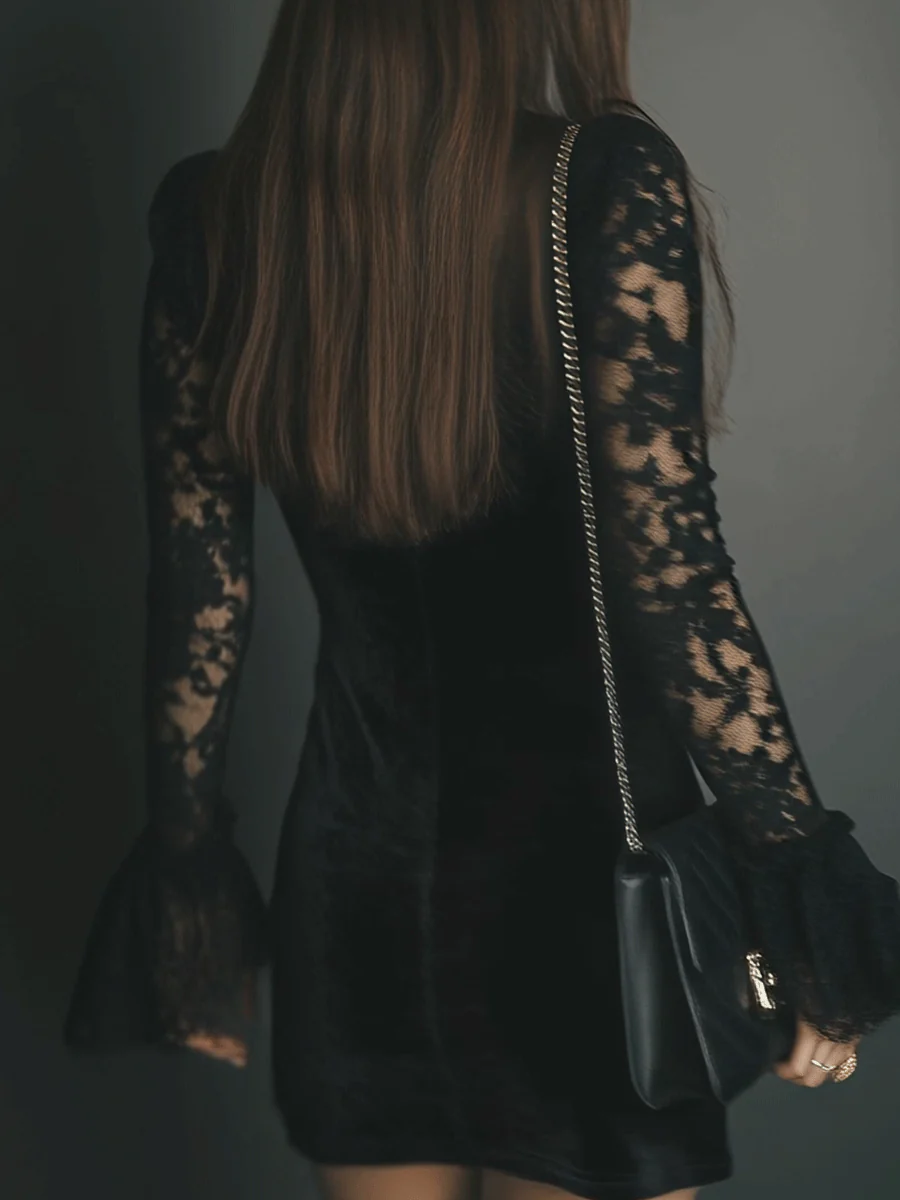 Orinthia | Women's Trimmed Mini Dress