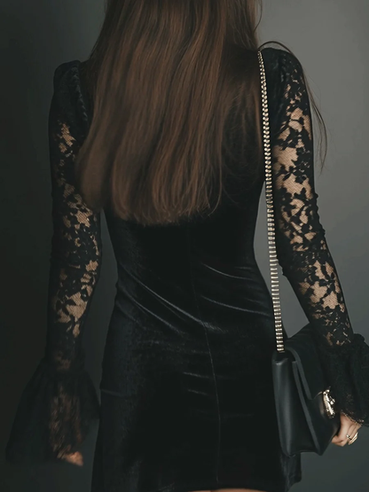 Orinthia | Women's Trimmed Mini Dress
