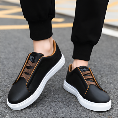 Bernardo | Men's Cushioned Lace-Up Trendy Trainers