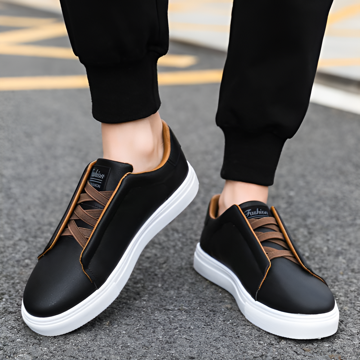 Bernardo | Men's Cushioned Slip-On Chic Trainers