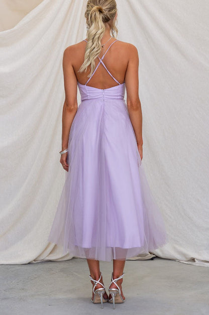 Women's Contemporary Princess Maxi Dress with Suspenders for Parties