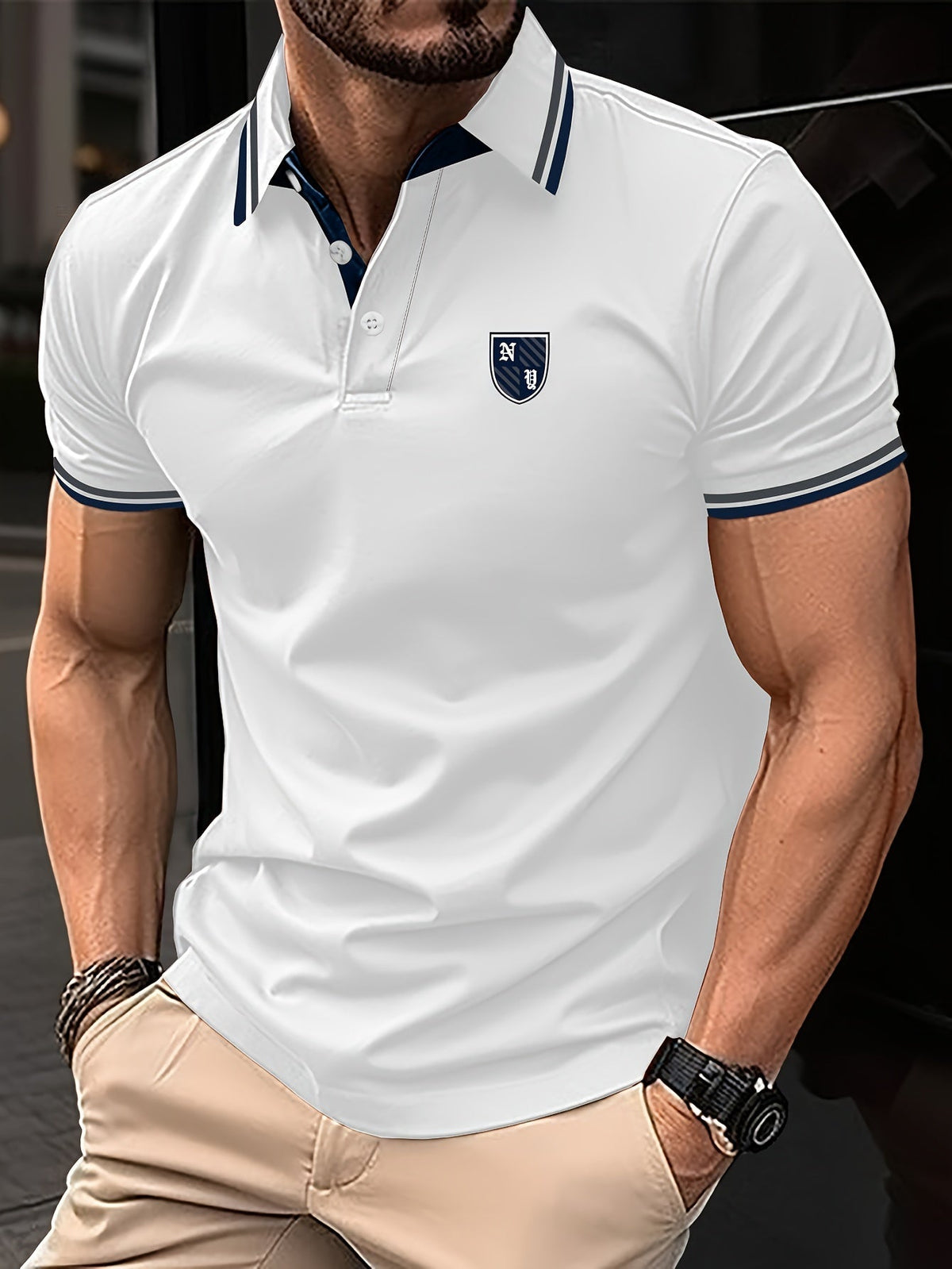 Elliot | Men’s Casual Polo Shirt with Short Sleeve