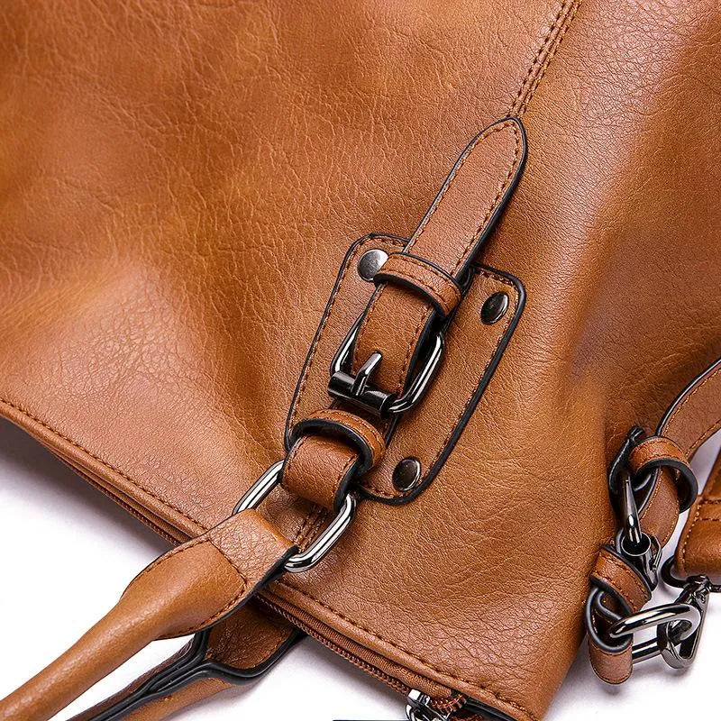 Dagfrid | Versatile and stylish bag in warm caramel brown colour