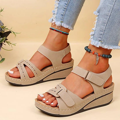 Orthopedic Open-Toe Helene Women's Comfortable Sandals with Arch Support
