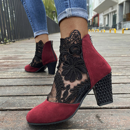 Jane | Women's Cushioned Lace-Up Elegant Summer Pumps