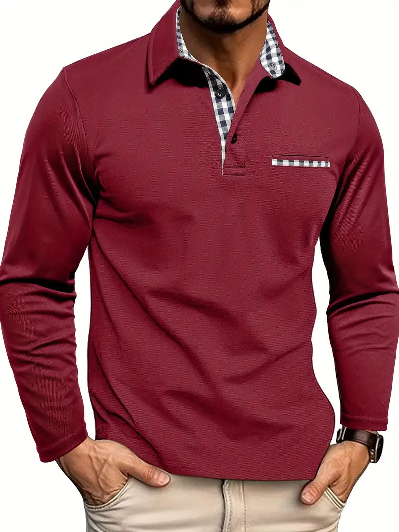 Max | Men's Long Sleeve Polo Shirt