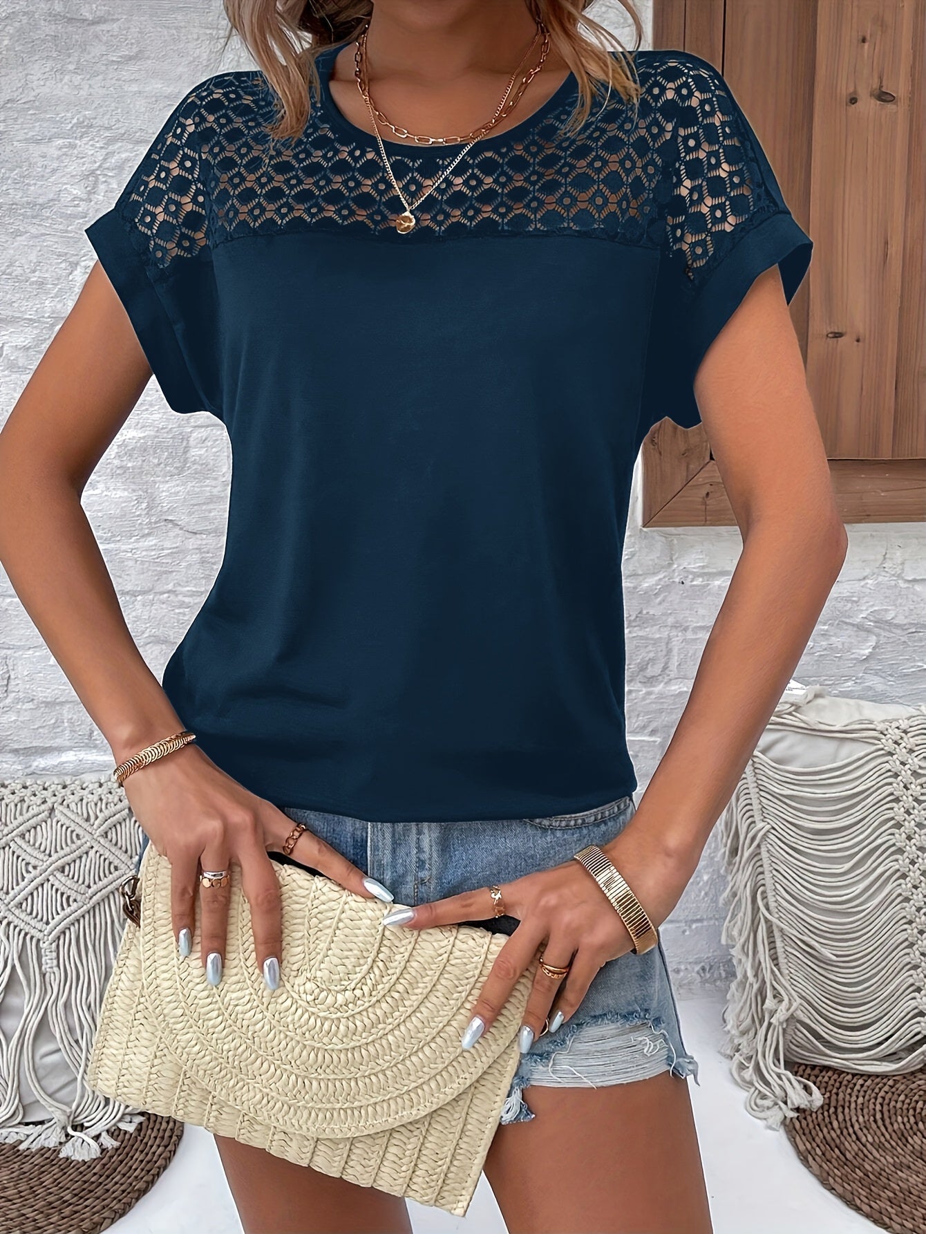 Olivia | Women's Longline Stylish Batwing T-Shirt