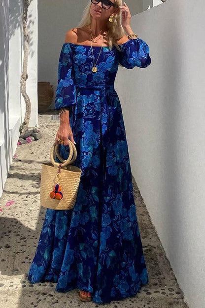Calista | Women's Floral Off-Shoulder Maxi Dress