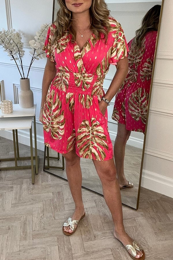 Caro | Women's Botanical Jumpsuit (Almost Sold Out)