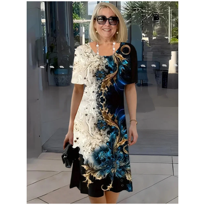 Helena | Women's Timeless Floral Summer Midi Dress