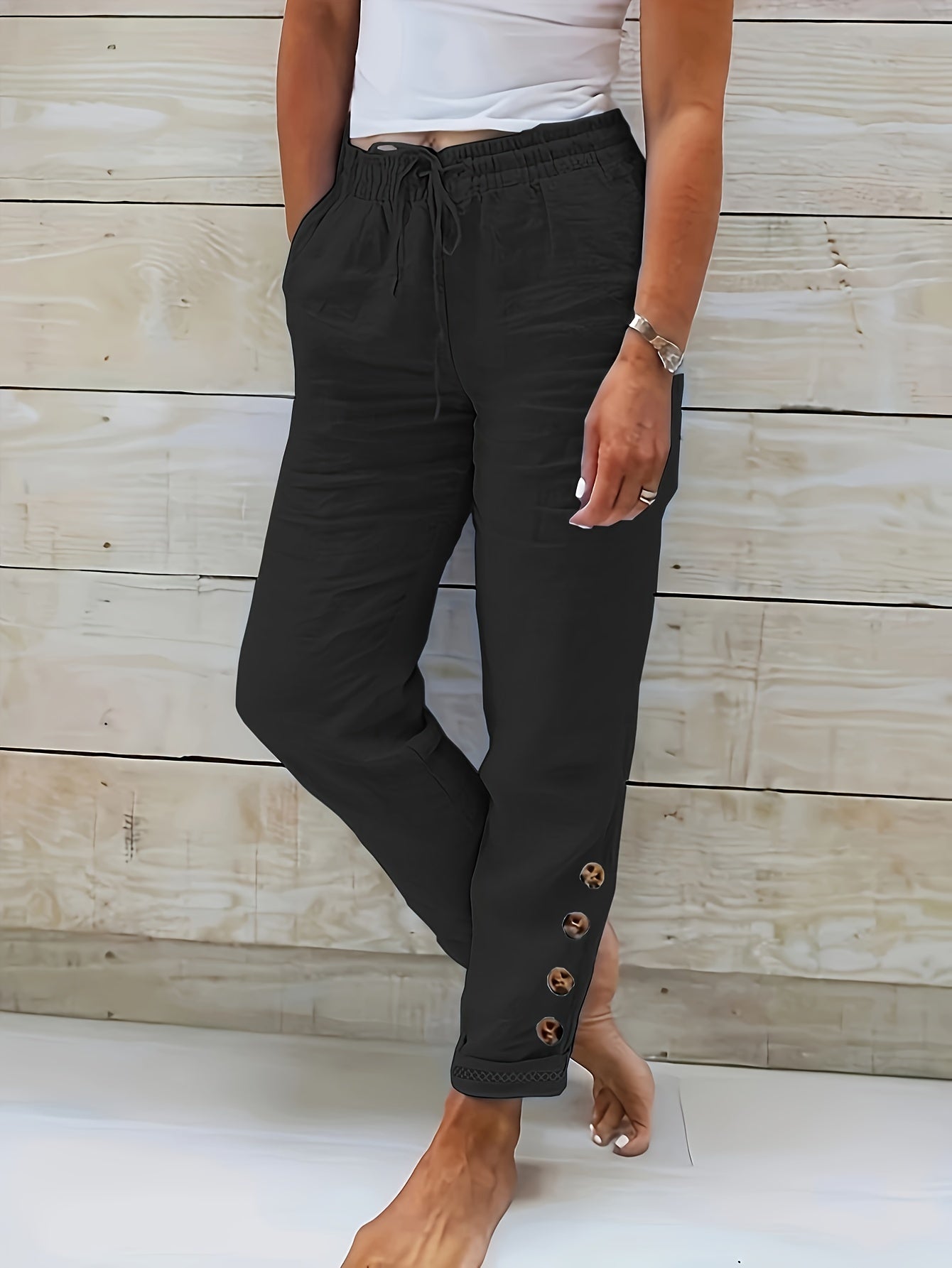 Lana | Women's Slim Straight Trousers
