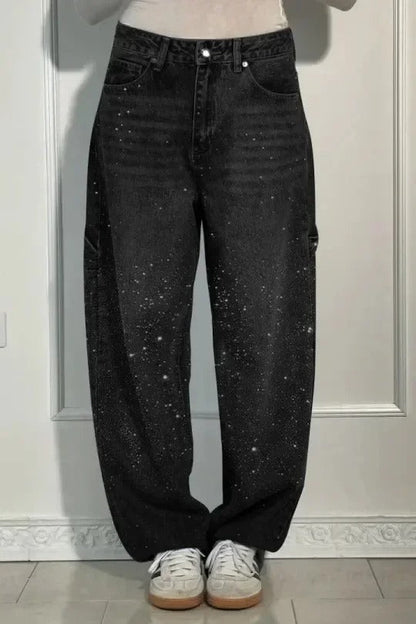 Violette | Women's High-Waisted Wide-Leg Trousers with Pockets