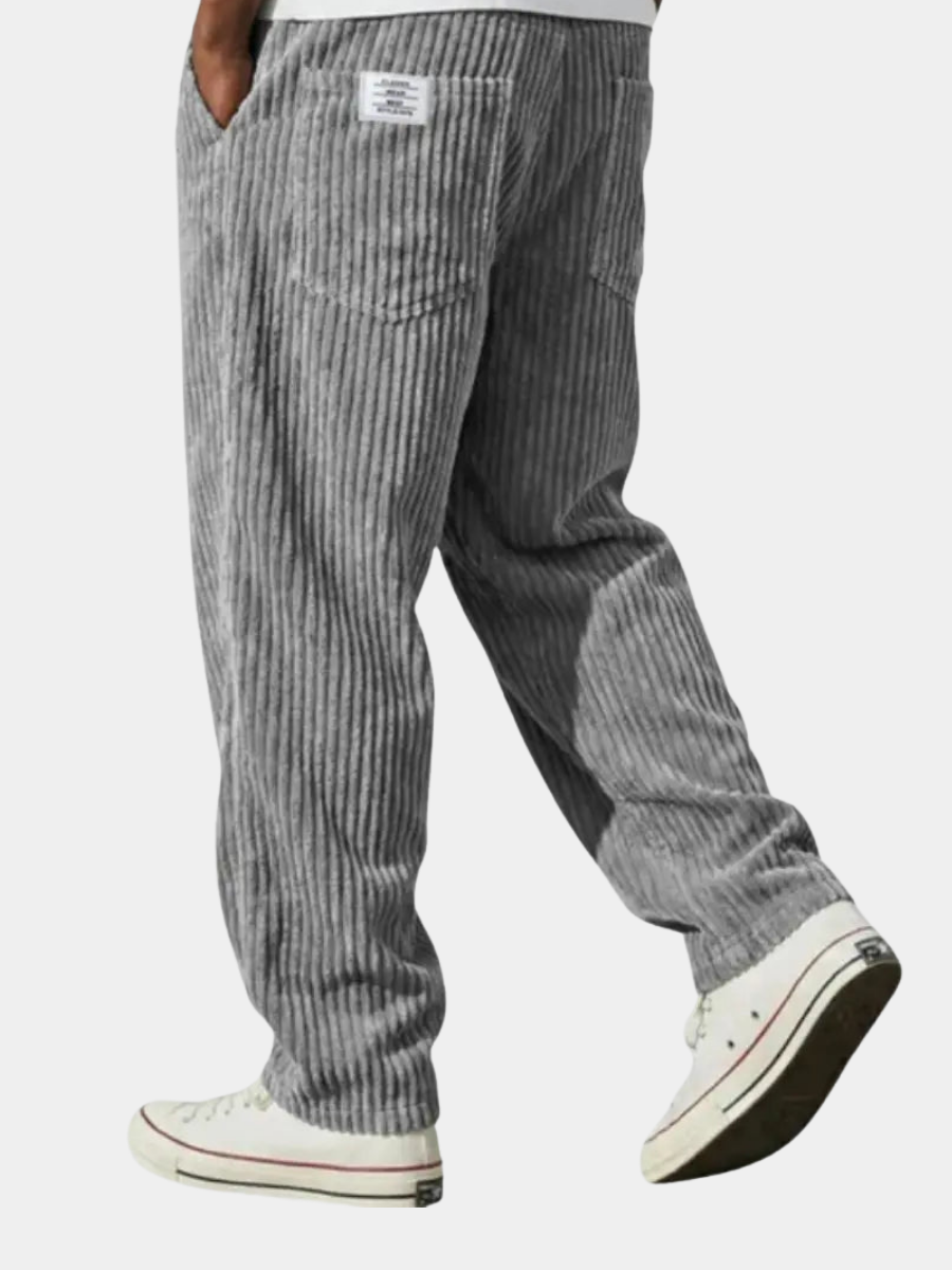Laurent Monaco | Men's Trousers with Pockets and Drawstring