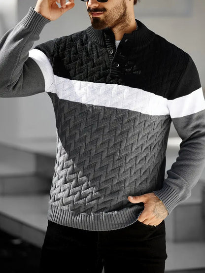 Men's Brit & Boho | The Atlas Henley Jumper
