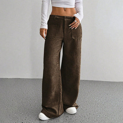 Women's Casual High-Waist Trousers, Relaxed Fit for Ultimate Comfort and Style