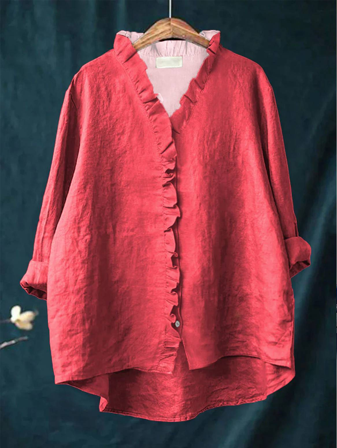 Veronica | Women's Premium Ruffled Shirt