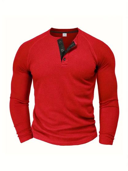 Chad | Men's Relaxed Henley Shirt