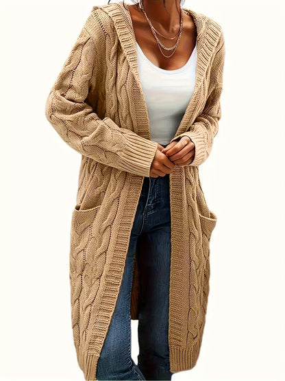 Navya | Longline Relaxed Women’s Casual Cardigan with Pockets