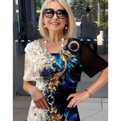 Helena | Women's Timeless Floral Summer Midi Dress