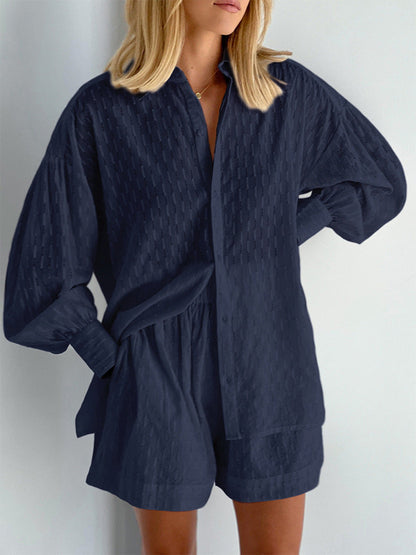 Maud | Women's Longline Stylish Shirt & Shorts Set
