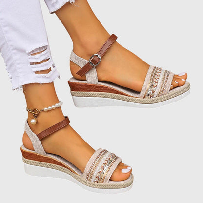 Joselyn | Women's Cushioned Open-Toe Summer Orthopedic Sandals
