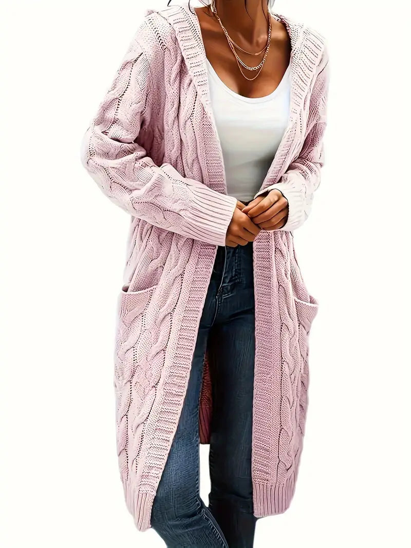 Navya | Longline Relaxed Women’s Casual Cardigan with Pockets