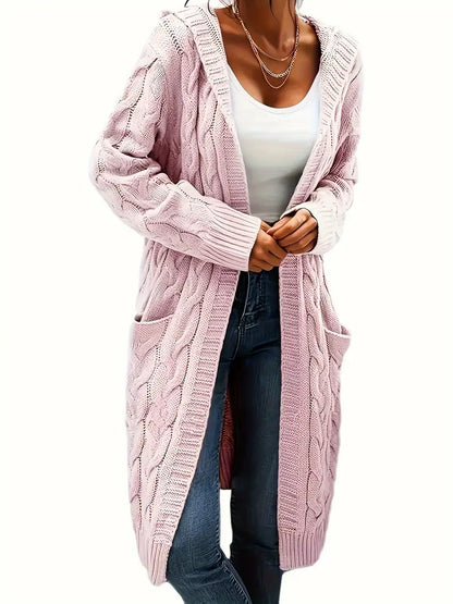Navya | Longline Relaxed Women’s Casual Cardigan with Pockets