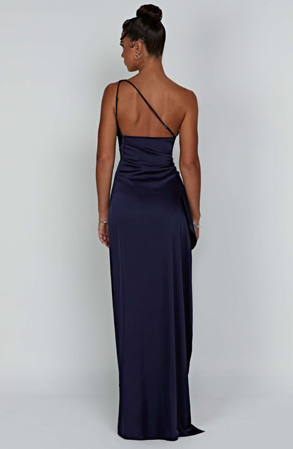 Saoirse | Women's One Shoulder Long Bodycon Maxi Dress with Side Slit