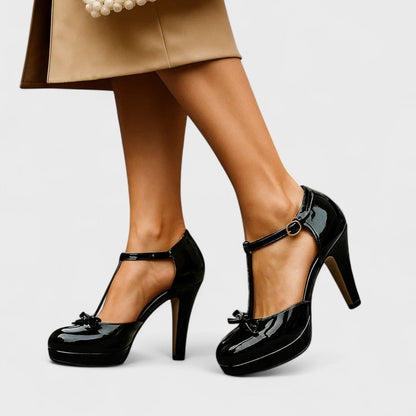 Bella | Women's Cushioned Buckle Stylish Heels Designed for Ultimate Comfort