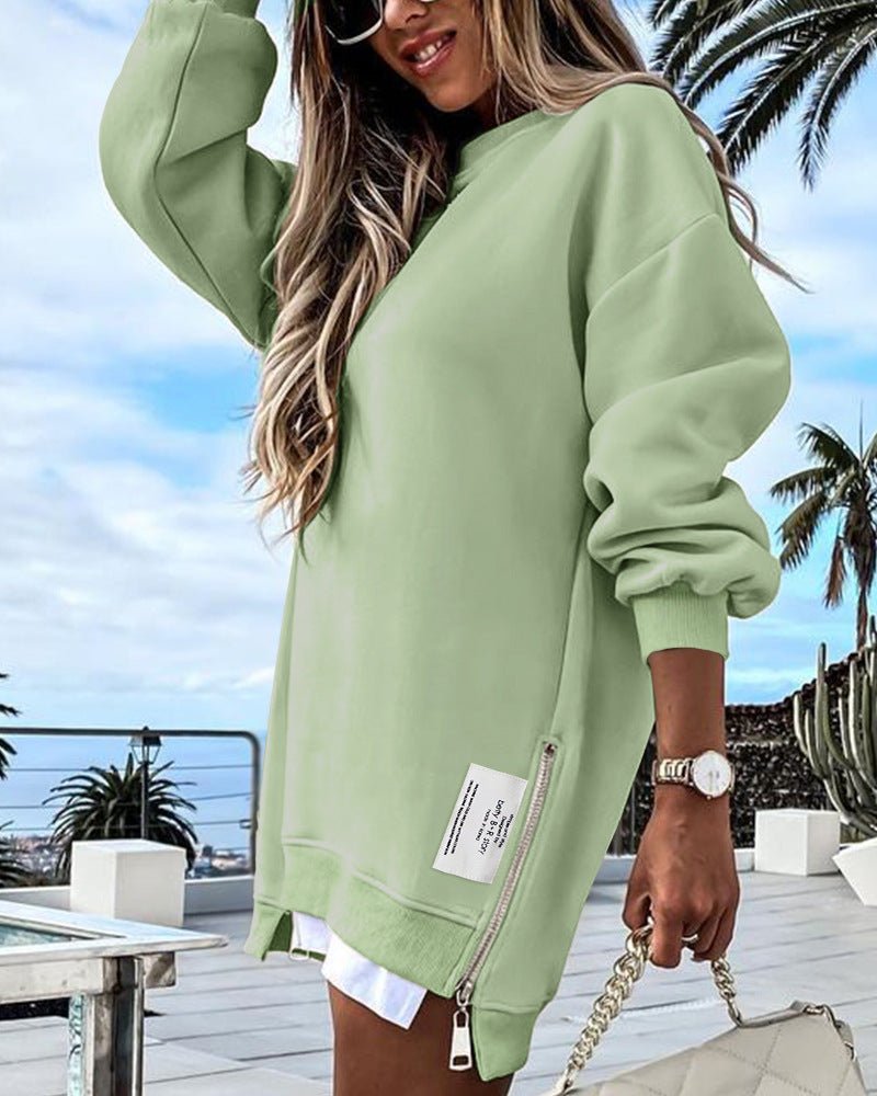 Luna | Women's Longline Solid Colour Short Jumper