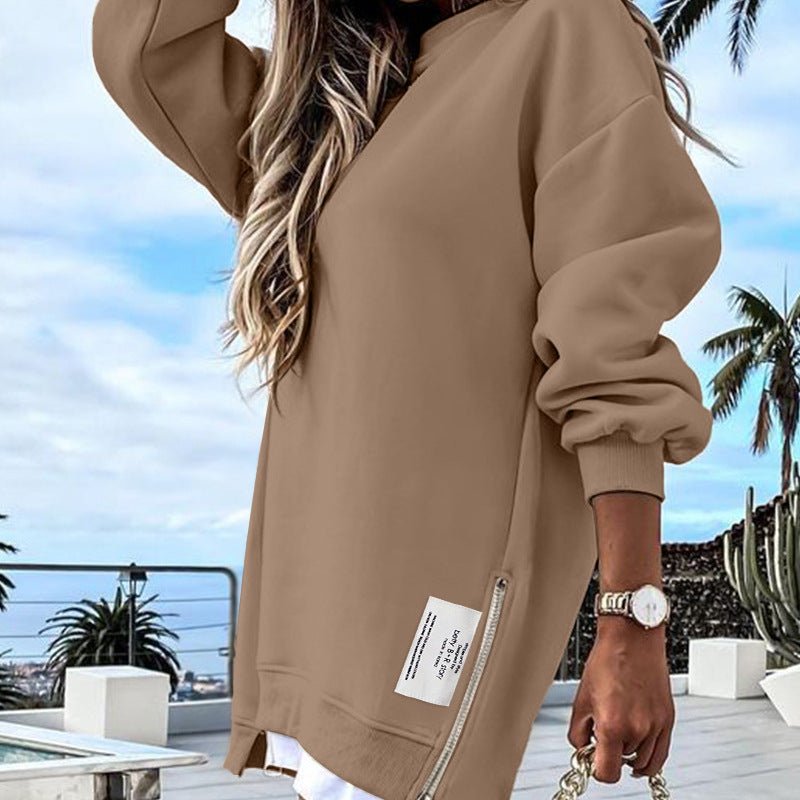 Luna | Women's Longline Solid Colour Short Jumper