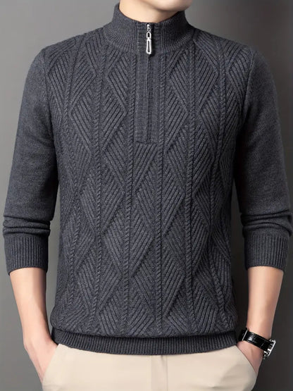 Men's Brit & Boho | The Everest Cable Jumper