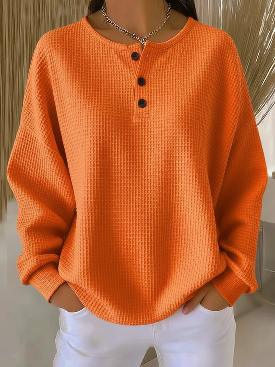 Anne | Women's Longline Casual sweatshirt with collar