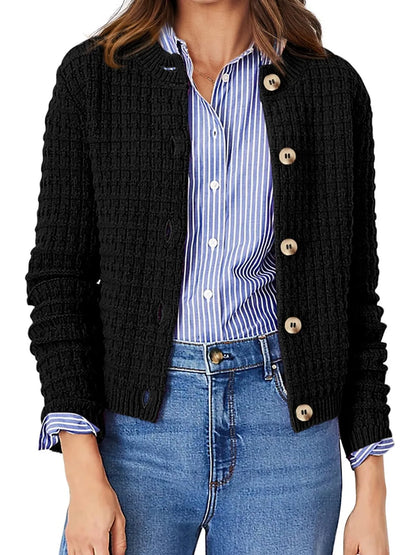 Harper | Women's Cardigan with Button Placket