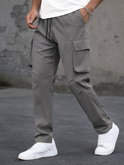 Sandro | Men's Casual Cargo Trousers with Pockets