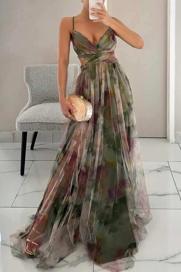 Valerie | Women's Elegant Floral Maxi Dress