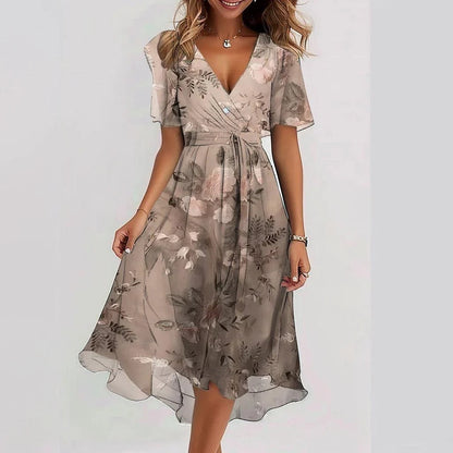 Lina | Women's Elegant Short Sleeve Dress