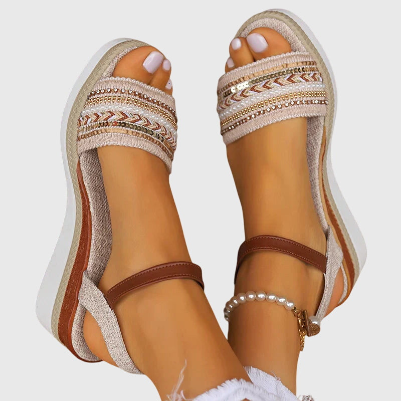 Joselyn | Women's Cushioned Open-Toe Summer Orthopedic Sandals