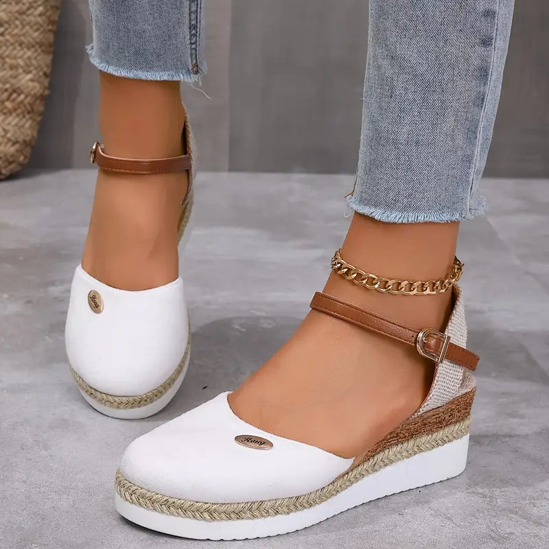 Alfonsa | Women's Cushioned Open-Toe Orthopedic Sandals with Platform, Breathable and Relaxed