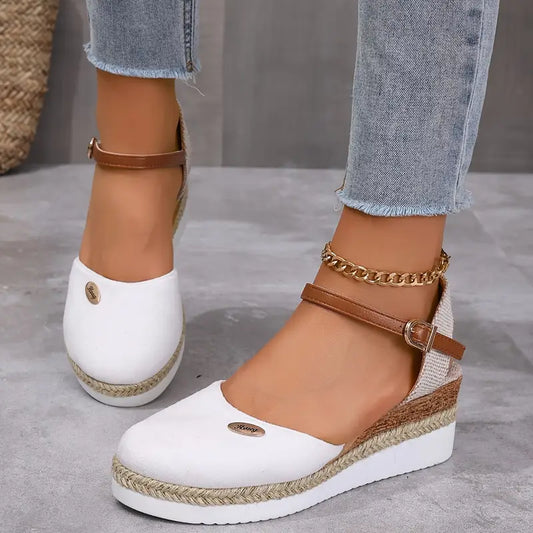 Alfonsa | Women's Cushioned Open-Toe Orthopedic Sandals with Platform, Breathable and Relaxed