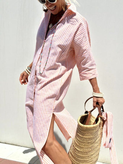 Veronica | Women's Classic Striped Shirt