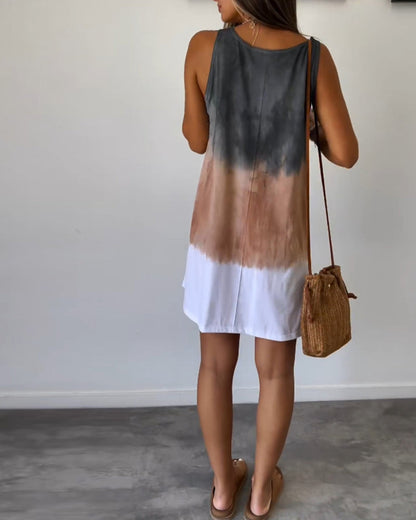 Vionette | Women's Casual Gradient Mini Dress